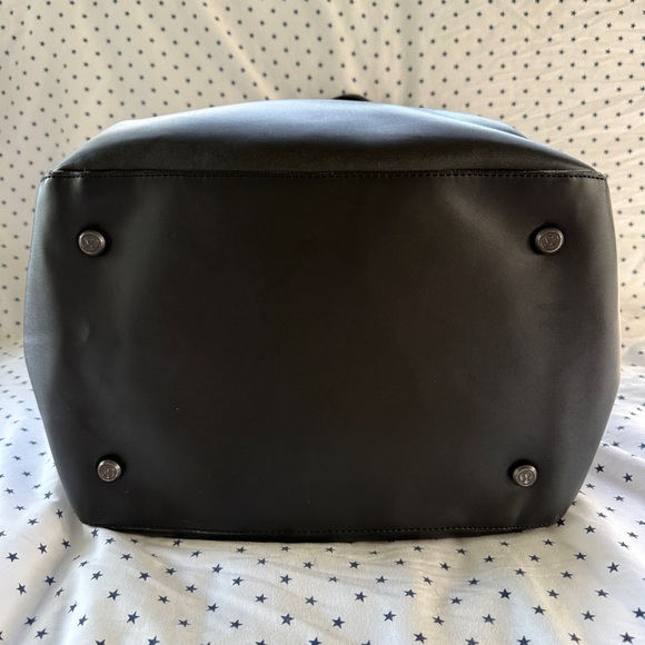 lululemon athletica Happy Hatha Hour Bag Black Yoga Gym Workout Work Tote - Picture 3 of 17